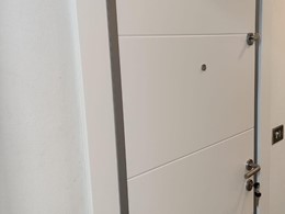 Puerta Lacado Blanco con Rayado 